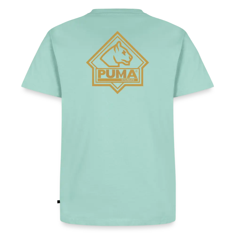 Men’s Premium T-Shirt PUMA Heritage Logo Back - mint 