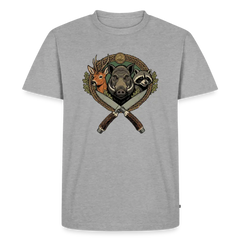 PUMA Men’s Premium T-Shirt "Wildlife" - heather grey