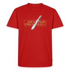 PUMA Men´s Premium T-Shirt "White Hunter Sharp & Strong" - red