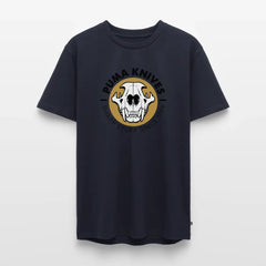 Men’s Premium T-Shirt Skull Frontal Sharp Stuff - navy