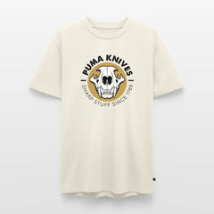 Men’s Premium T-Shirt Skull Frontal Sharp Stuff - off white
