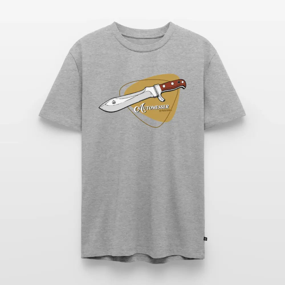 Men’s Premium T-Shirt PUMA Automesser Retrodesign - heather grey