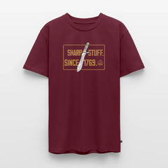 Sharp stuff since 1769 Gold - burgundy