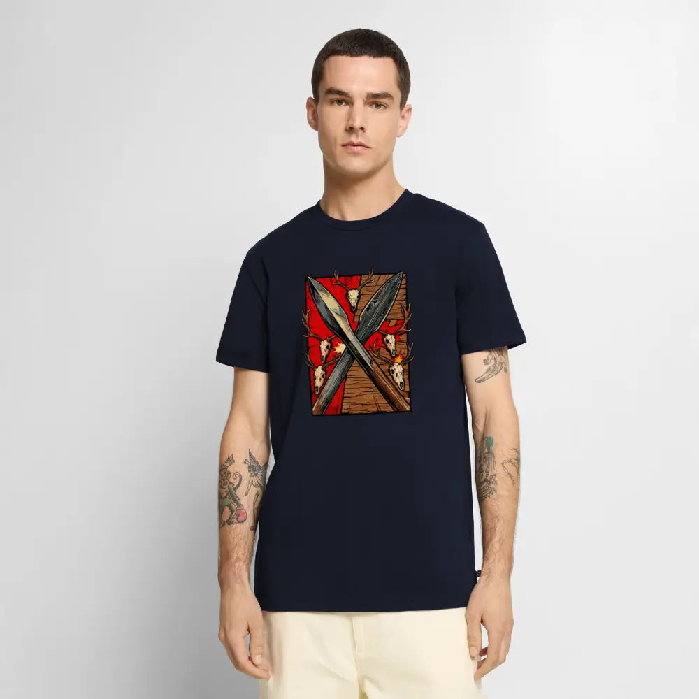 Men’s Premium T-Shirt Saufeder - navy