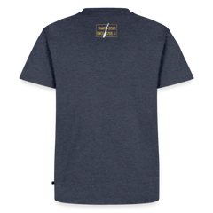 Men’s Premium T-Shirt "PUMA Sharp Stuff White Hunter" - heather denim