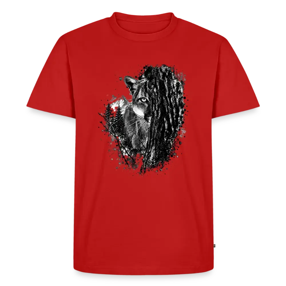 PUMA Herren Premium T-Shirt „Lauernder Puma