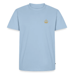 Men’s Premium T-Shirt "PUMA Sharp Stuff White Hunter" - light blue