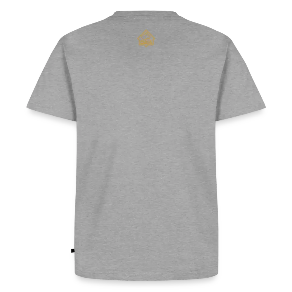 Men’s Premium T-Shirt Skull Frontal Sharp Stuff - heather grey