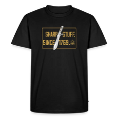 PUMA Herren Premium T-Shirt "Sharp stuff since 1769 Gold" - black