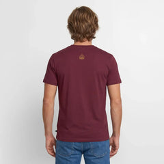 Men’s Premium T-Shirt PUMA Automesser Retrodesign - burgundy