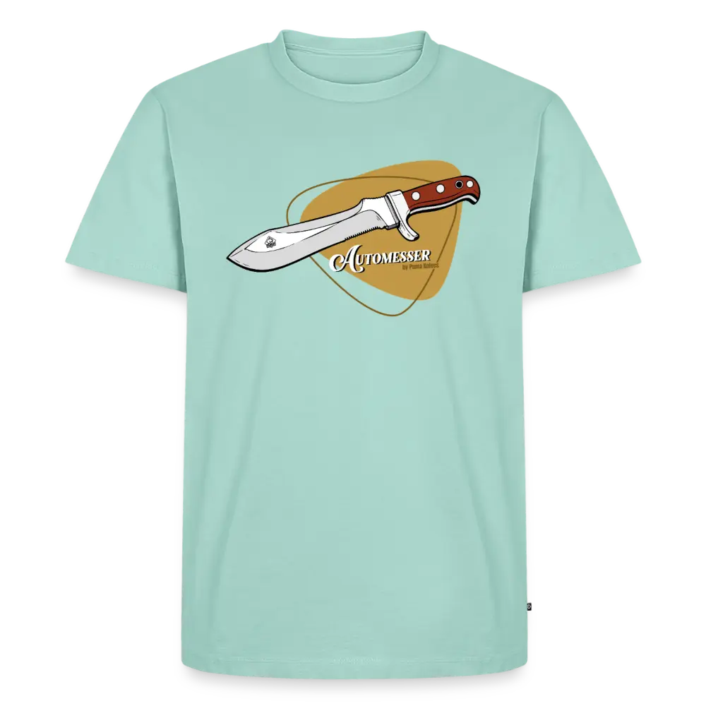 Men’s Premium T-Shirt PUMA Automesser Retrodesign - mint 