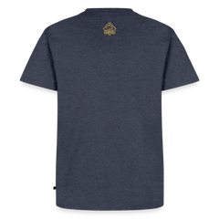 PUMA Herren Premium T-Shirt "Sharp stuff since 1769 Gold" - heather denim