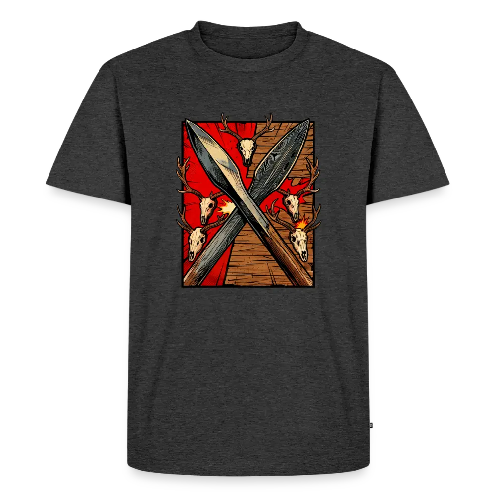 Men’s Premium T-Shirt Saufeder - heather anthracite