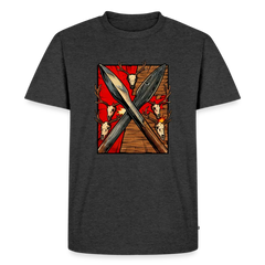 Men’s Premium T-Shirt Saufeder - heather anthracite