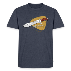 Men’s Premium T-Shirt PUMA Automesser Retrodesign - heather denim