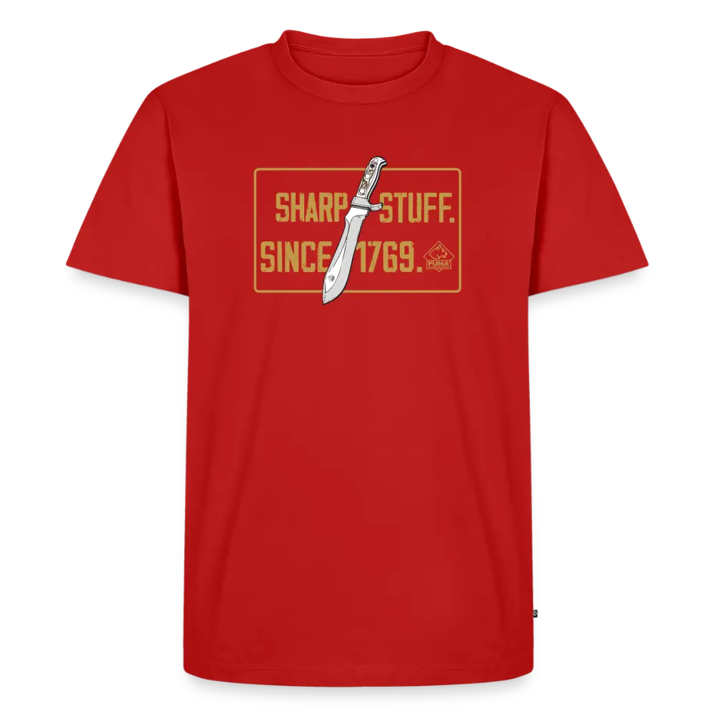 Sharp stuff since 1769 Gold - red