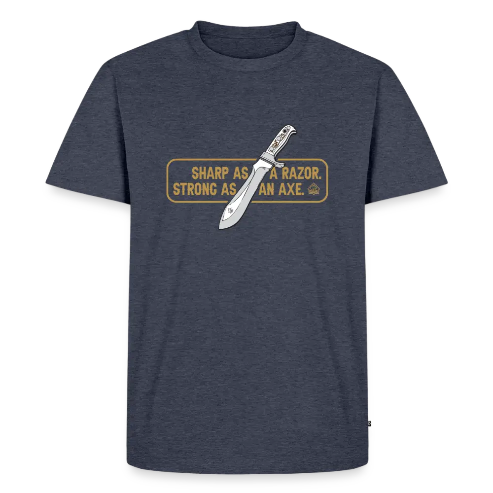 Men’s Premium T-Shirt - heather denim