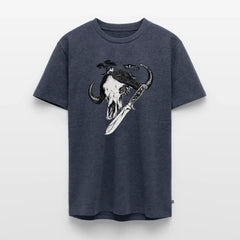PUMA Herren Premium T-Shirt „White Hunter – Big Game" - heather denim