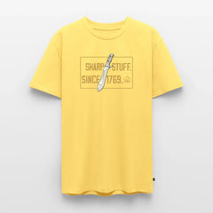 Sharp stuff since 1769 Gold - sky yellow