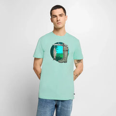 PUMA Herren Premium T-Shirt „Waagemesser – Petri Heil" - mint 