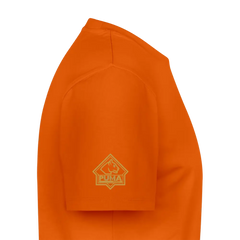 Men’s Premium T-Shirt PUMA Heritage Logo Back - orange 