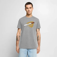 Men’s Premium T-Shirt PUMA Automesser Retrodesign - heather grey