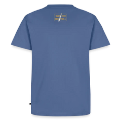 Men’s Premium T-Shirt "PUMA Sharp Stuff White Hunter" - stone blue