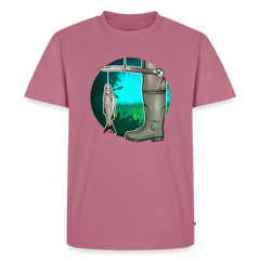 PUMA Herren Premium T-Shirt „Waagemesser – Petri Heil" - mauve