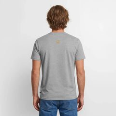 PUMA Herren Premium T-Shirt „Lauernder Puma" - heather grey