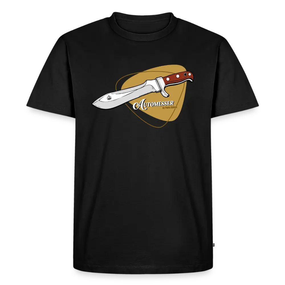 Men’s Premium T-Shirt PUMA Automesser Retrodesign - black