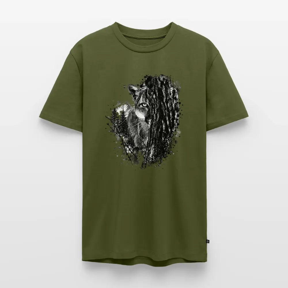 PUMA Herren Premium T-Shirt „Lauernder Puma