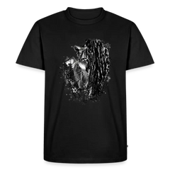 PUMA Herren Premium T-Shirt „Lauernder Puma" - black