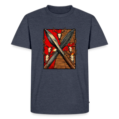 Men’s Premium T-Shirt Saufeder - heather denim