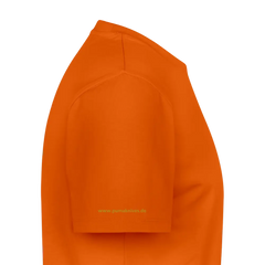 Men’s Premium T-Shirt PUMA Heritage Logo Front - orange 