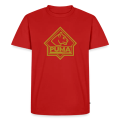 Men’s Premium T-Shirt PUMA Heritage Logo Front - red