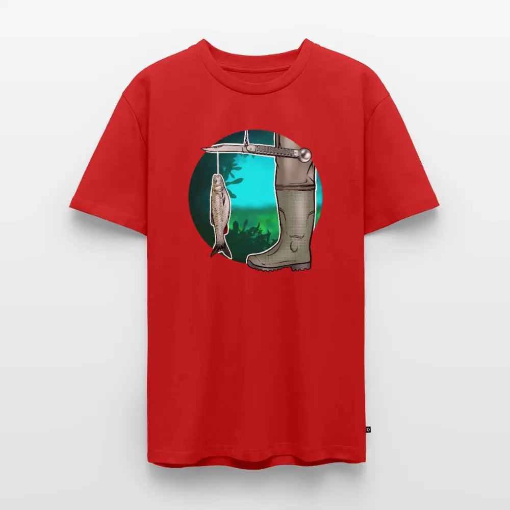 PUMA Herren Premium T-Shirt „Waagemesser – Petri Heil