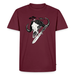PUMA Herren Premium T-Shirt „White Hunter – Big Game" - burgundy