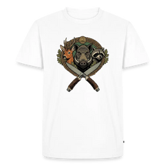 PUMA Men’s Premium T-Shirt "Wildlife" - white