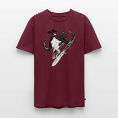 PUMA Herren Premium T-Shirt „White Hunter – Big Game" - burgundy