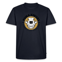 Men’s Premium T-Shirt Skull Frontal Sharp Stuff - navy