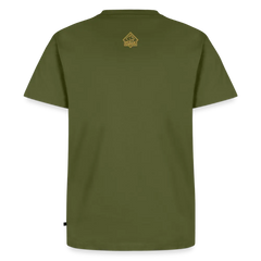 PUMA Herren Premium T-Shirt „Lauernder Puma" - khaki