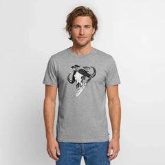 PUMA Herren Premium T-Shirt „White Hunter – Big Game" - heather grey