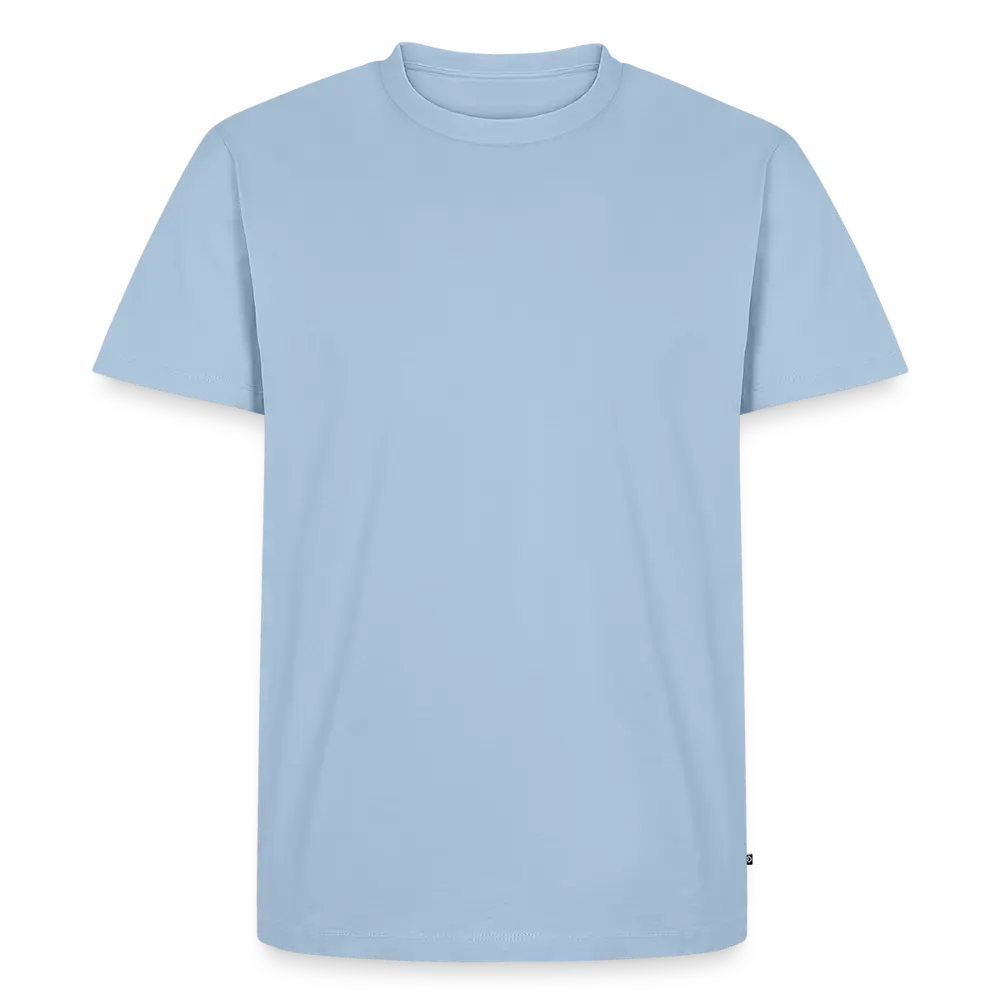 Men’s Premium T-Shirt PUMA Heritage Logo Back - light blue