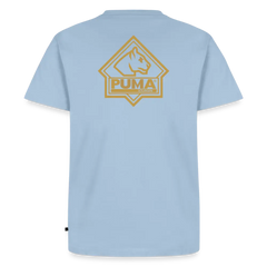 Men’s Premium T-Shirt PUMA Heritage Logo Back - light blue