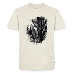 PUMA Herren Premium T-Shirt „Lauernder Puma" - off white