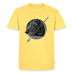 PUMA Herren Premium T-Shirt "Keiler & Saufeder" - sky yellow