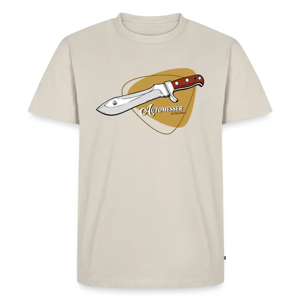 Men’s Premium T-Shirt PUMA Automesser Retrodesign - beige