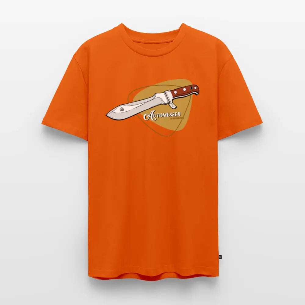 Men’s Premium T-Shirt PUMA Automesser Retrodesign - orange 