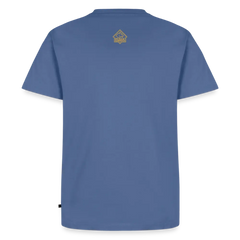 PUMA Herren Premium T-Shirt „Lauernder Puma" - stone blue
