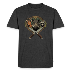 PUMA Men’s Premium T-Shirt "Wildlife" - heather anthracite